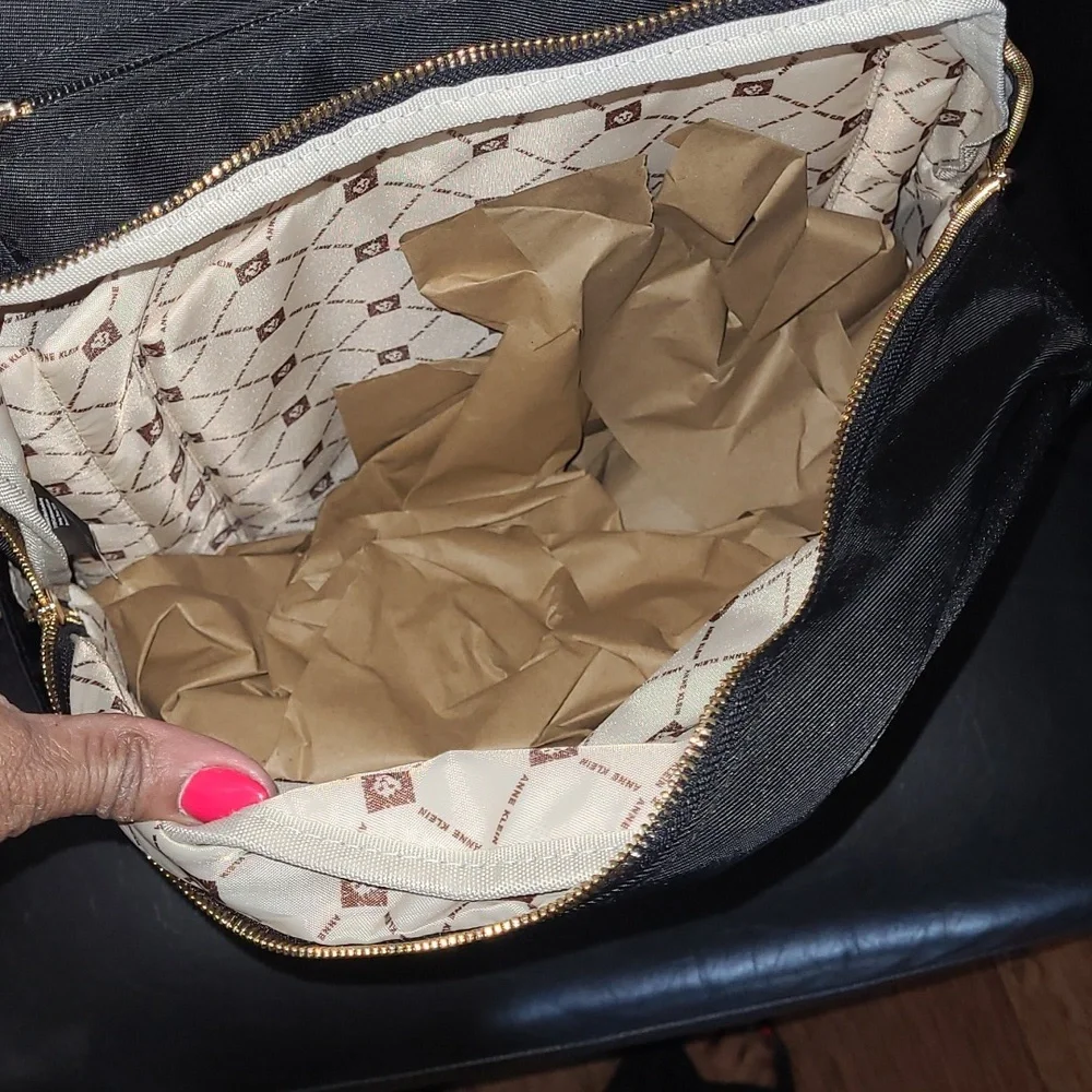 ANNE KLEIN Black Backpack